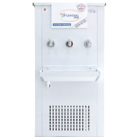 General Star Water Cooler, 3 Tap, Floor Standing Stainless Steel GSWC-45T3