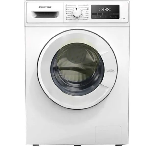 Westpoint 7Kg Front Load Washing Machine 1200 RPM With 16 Washing Programs & Quick Wash in 15minutes 3 Star Esma rated WMT71222S Silver