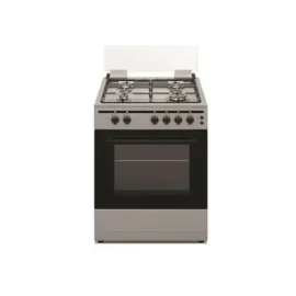4 Burner Gas Cooker With Oven CRMA-66SC Silver